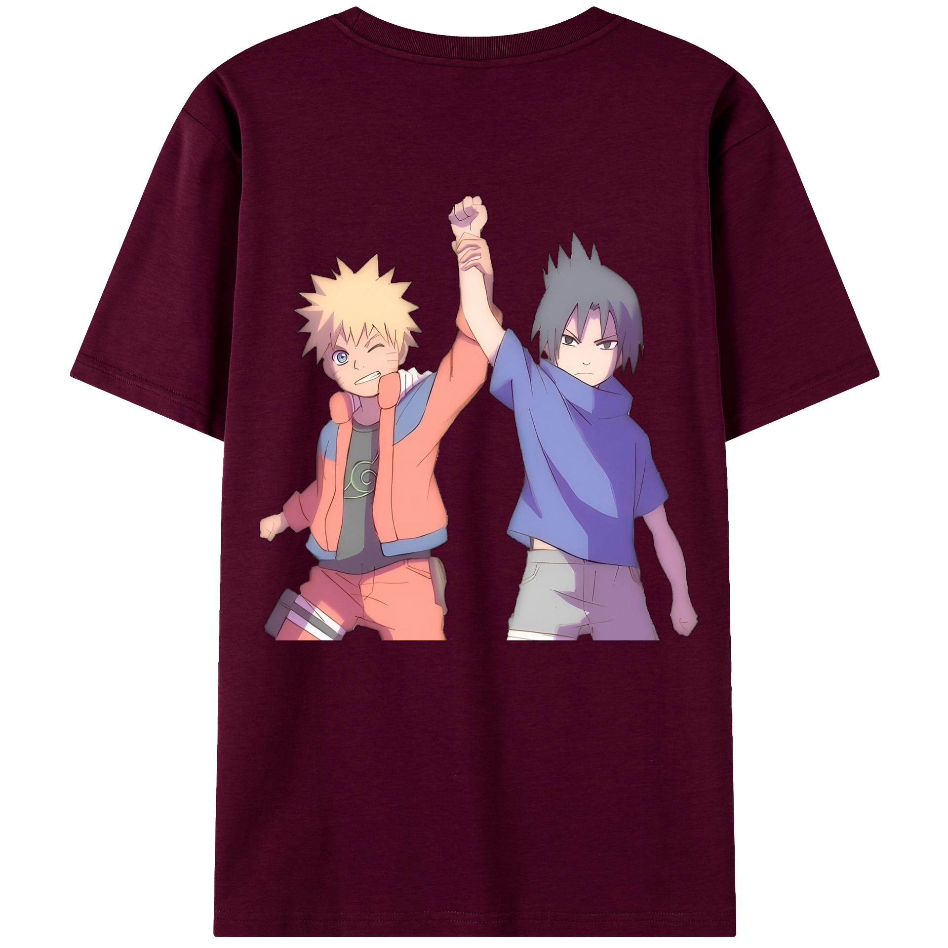 （画像用） NARUTO -ナルト- うちは サスケ Uchiha Sasuke レディース半袖Tシャツ(バックプリント)
